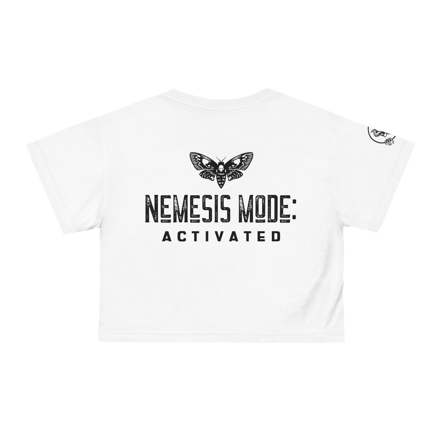 The "Strong Mode" Crop Tee (Death's Head Moth)